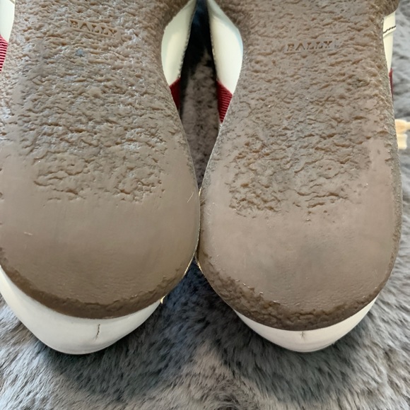 Bally Sneakers Frannie Women size 7.5 Leather White - Picture 9 of 12